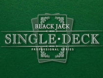 Blackjack Single Deck von NetEnt.